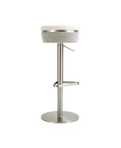 Tov Furniture Astro Boucle Adjustable Stool In Multi