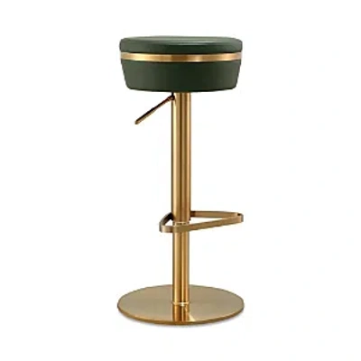 Tov Furniture Astro Adjustable Stool In Green