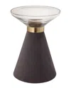 Tov Aurora Side Table In Gold