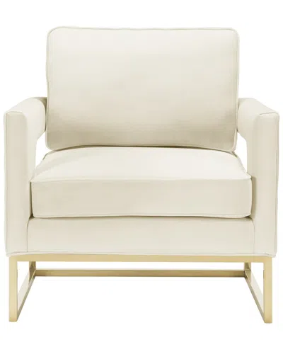 Tov Avery Cream Velvet Chair