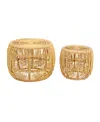 Tov Furniture Azrina Rattan Nesting Tables In Natural