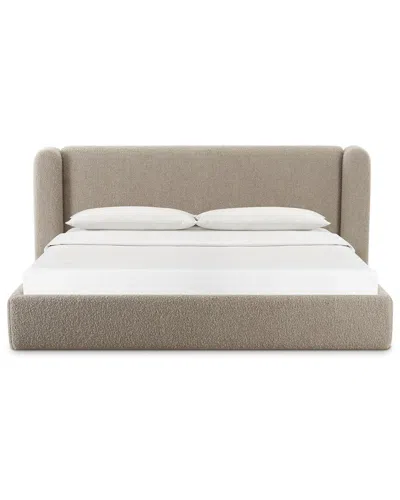 Tov Furniture Babette Tan Boucle King Bed In Neutral