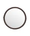 Tov Furniture Baria Round Mirror In Brown