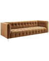 Tov Bea Cognac Velvet Sofa