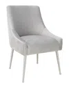 Tov Beatrix Pleated Velvet Side Chair