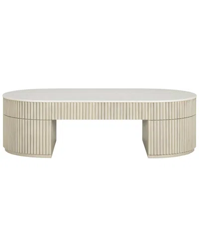 Tov Furniture Bella Large Storage Coffee Table In Gray