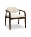 Tov Furniture Betsy Performance Boucle Dining Chair In White