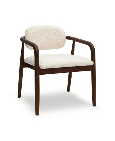 Tov Furniture Betsy Performance Boucle Dining Chair In White