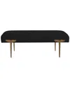 Tov Black Velvet Bench