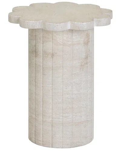Tov Furniture Blossom Faux Travertine Indoor/outd In Multi