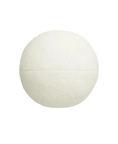 Tov Furniture Boba Faux Shearling 14 Ball Pillow
