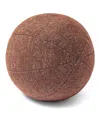 Tov Furniture Boba Sedona Basketweave Textured 14in Pillow In Burgundy