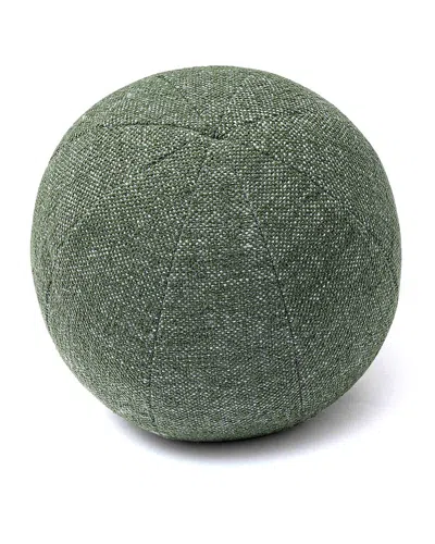 Tov Furniture Boba Textured Basketweave 9in Pillow In Green