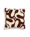 Tov Furniture Bonney Boucle 20 Square Accent Cushion In Brown