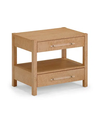 Tov Furniture Brandyss 2-drawer Nightstand In Brown
