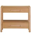 Tov Furniture Brandyss Birdseye Maple 2-drawer Nightstand