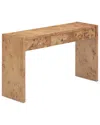 Tov Furniture Brandyss Burl Console Table In Brown
