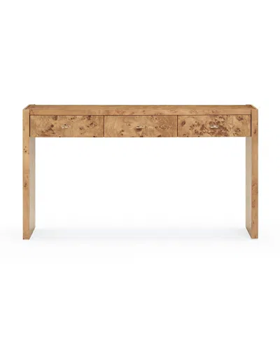 TOV FURNITURE BRANDYSS BURL CONSOLE TABLE