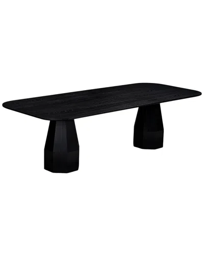Tov Furniture Brocha 106in Ash Dining Table In Black