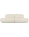 Tov Furniture Broohah Boucle Sofa In White