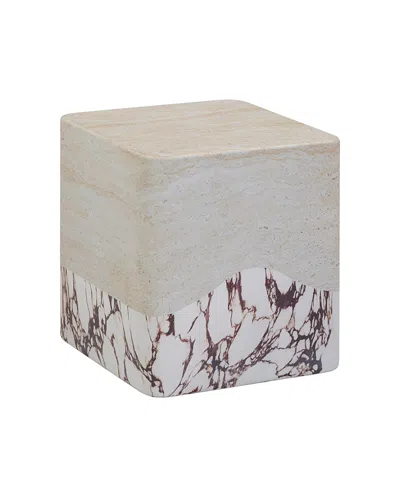 Tov Furniture Brut Concrete Indoor / Outdoor Side Table