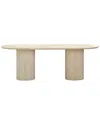 Tov Furniture Brut Travertine Pattern Indoor/outdoor Dining Table