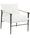 Tov Furniture Cali Performance Fabric Accent Chair In White