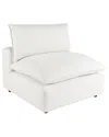 Tov Furniture Cali Armless Chair In White