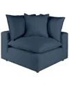 Tov Furniture Cali Corner Chair In Navy