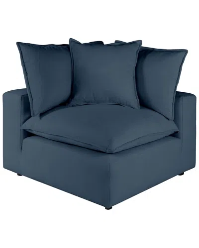 Tov Furniture Cali Corner Chair In Navy