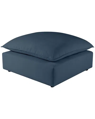 Tov Furniture Cali Ottoman In Navy