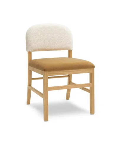 Tov Furniture Calla Performance Velvet Dining Chair In Brown