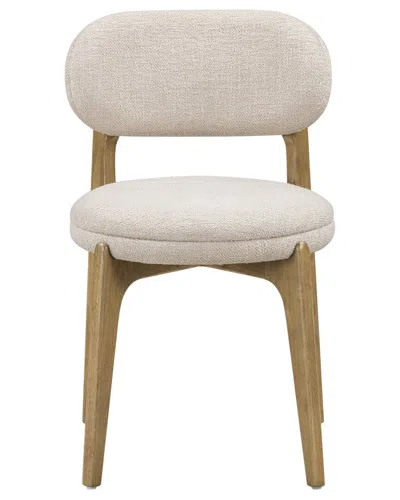 Tov Furniture Carnation Performance Fabric Dining Chair In White