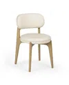 Tov Furniture Carnation Performance Fabric Dining Chair In White
