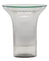 Tov Furniture Cassandra Clear Glass Flared Side Table