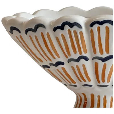 Tov Furniture Ceramic Roman Coral Bowl
