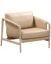 Tov Furniture Chakka Leather Accent Chair