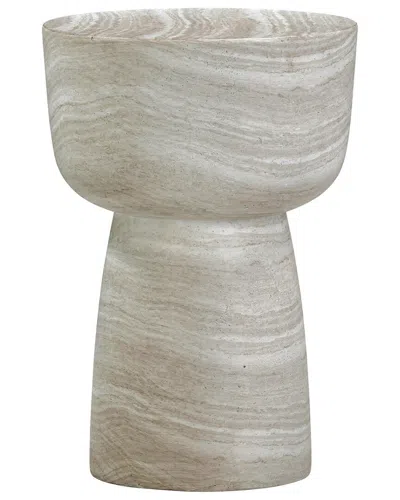 TOV FURNITURE TOV FURNITURE CHARRA INDOOR/OUTDOOR SIDE TABLE