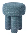 Tov Furniture Claire Knubby Stool In Green