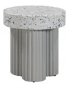 Tov Furniture Clover Faux Indoor/outdoor Round Side Table