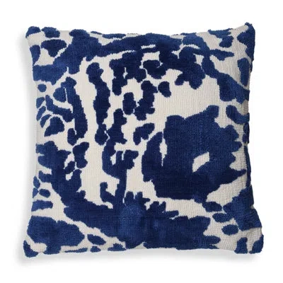 Tov Furniture Coast Royal  Tufted 26" Square Pillow In Blue