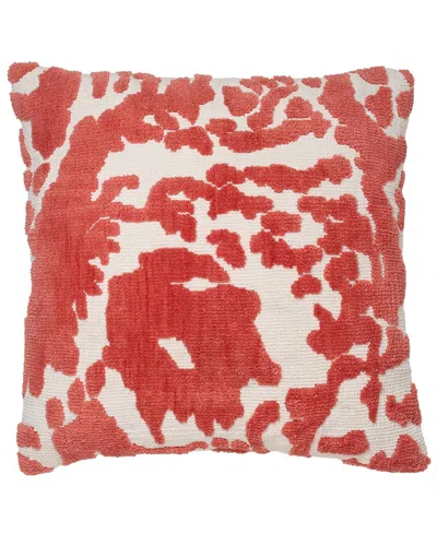 Tov Furniture Coast Tufted 26in Square Pillow In Red