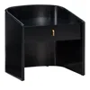Tov Furniture Collins Lacquer Nightstand In Black