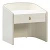 Tov Furniture Collins Lacquer Nightstand In Cream