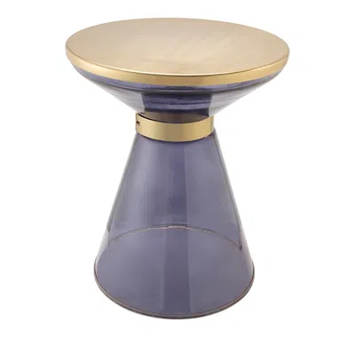 Tov Furniture Coral Side Table In Animal Print