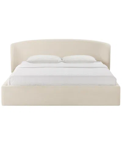 Tov Furniture Corey Cream Upcycled Linen King Stor In Neutral