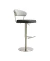 Tov Furniture Cosmo Boucle Adjustable Stool In Gray