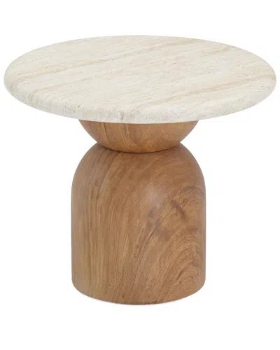 TOV FURNITURE TOV FURNITURE CYNTHIA CONCRETE INDOOR/OUTDOOR SIDE TABLE