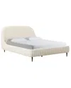 Tov Furniture Denise Cream Boucle King Bed