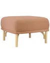 Tov Furniture Desiree Velvet Ottoman In Purple